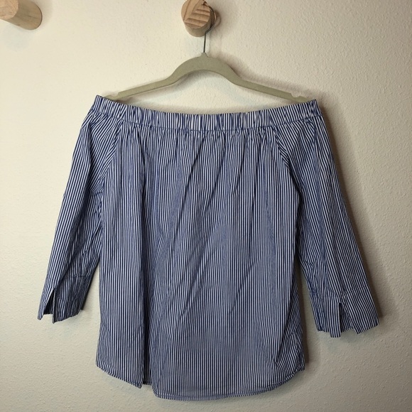 Heart & Hips off shoulder striped blouse - Picture 5 of 10